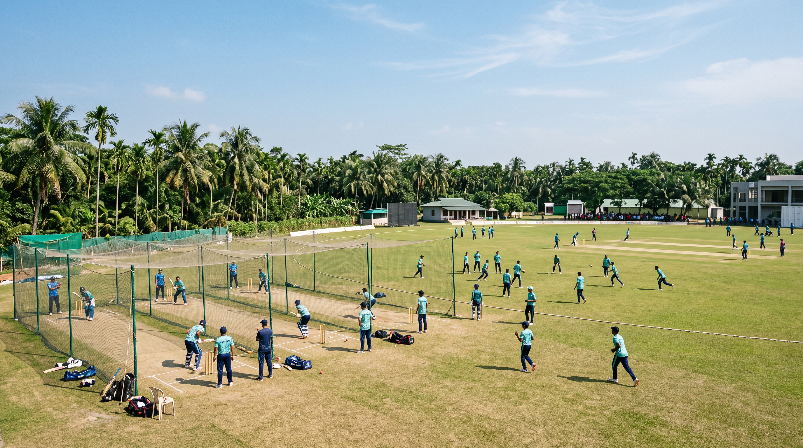 Kriket Master একাডেমির প্রশিক্ষণ মাঠ